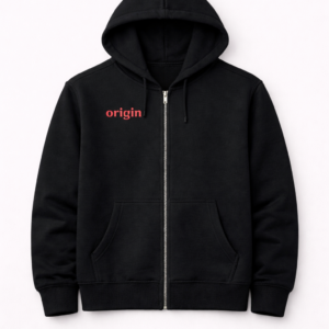 Black Origin Zip Up